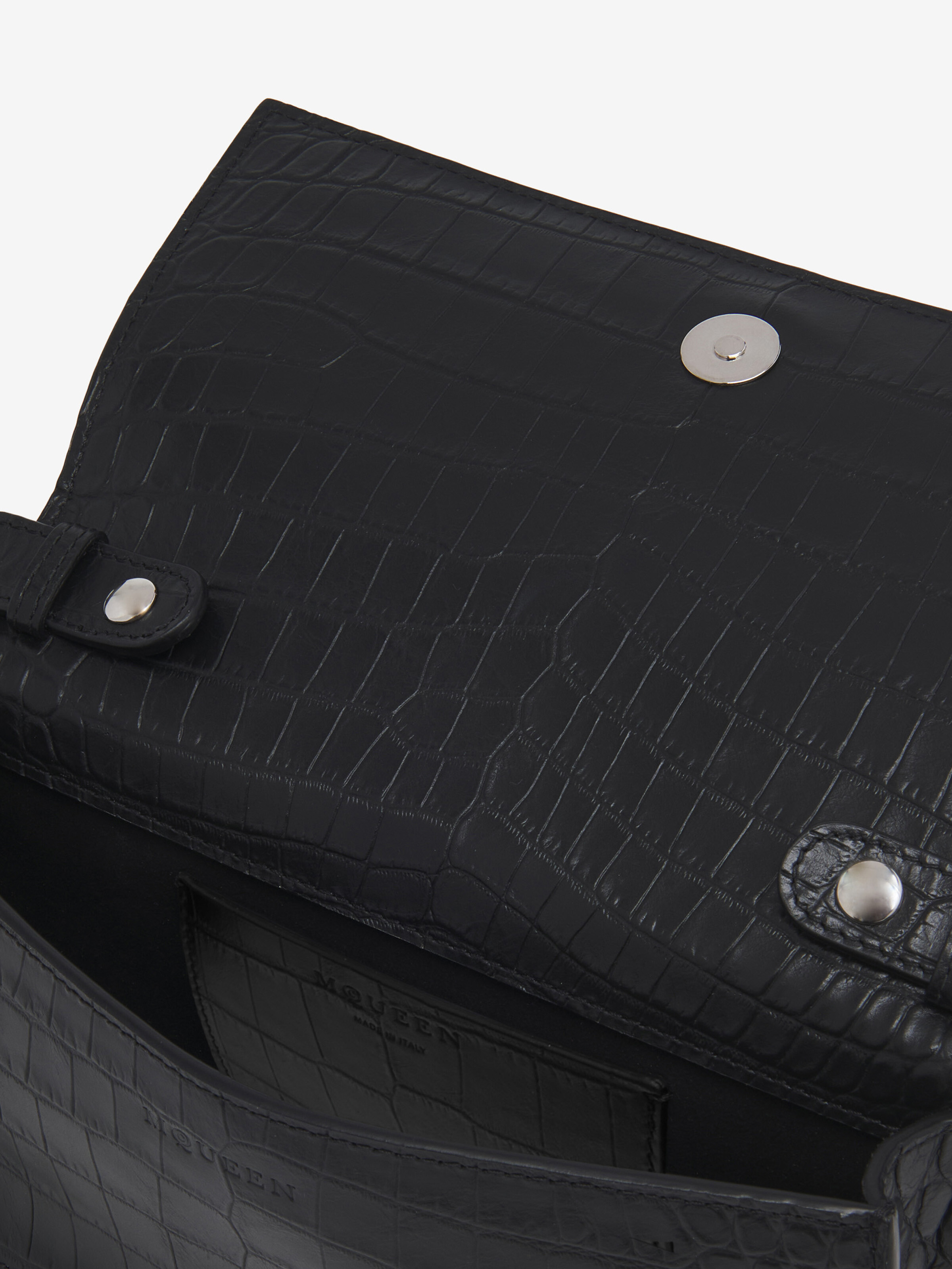 Women's Jewelled Shoulder Mini in Black in 100% Calf Leather | Alexander McQueen - image 4