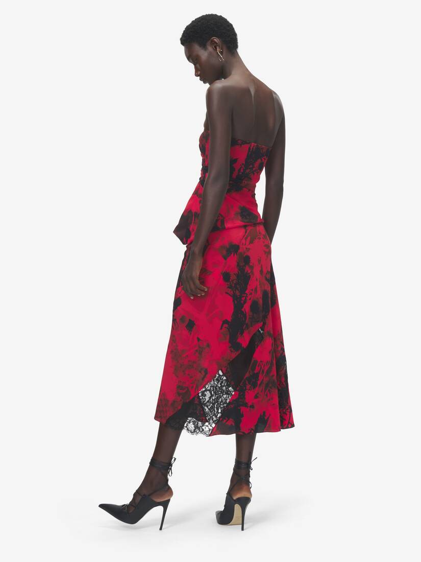 Floral Strapless Top | Alexander McQueen - image 4