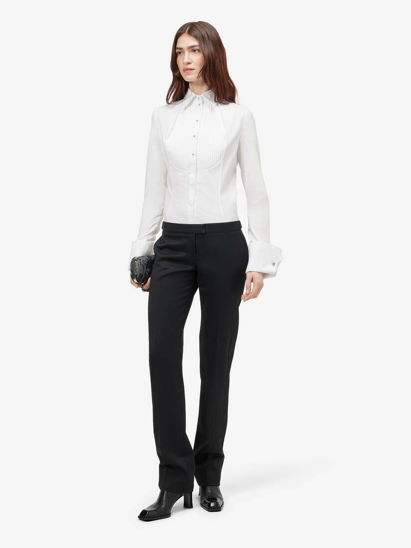 Chemise de smoking rayée | Alexander McQueen - image 2