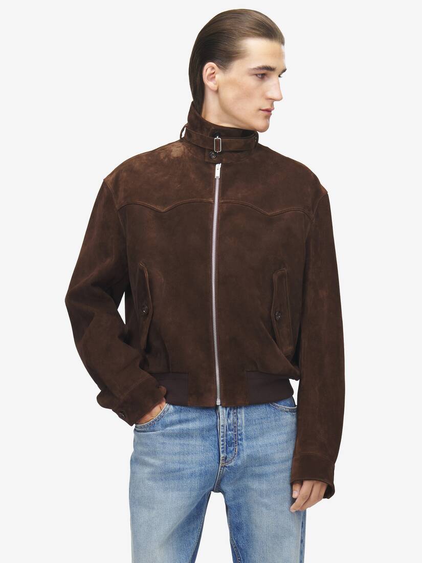 Blouson en daim