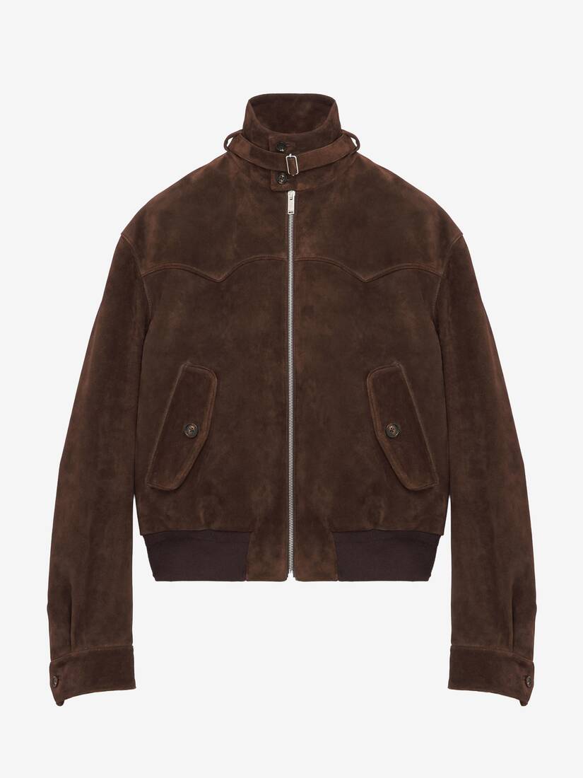 Blouson en daim | Alexander McQueen - image 1