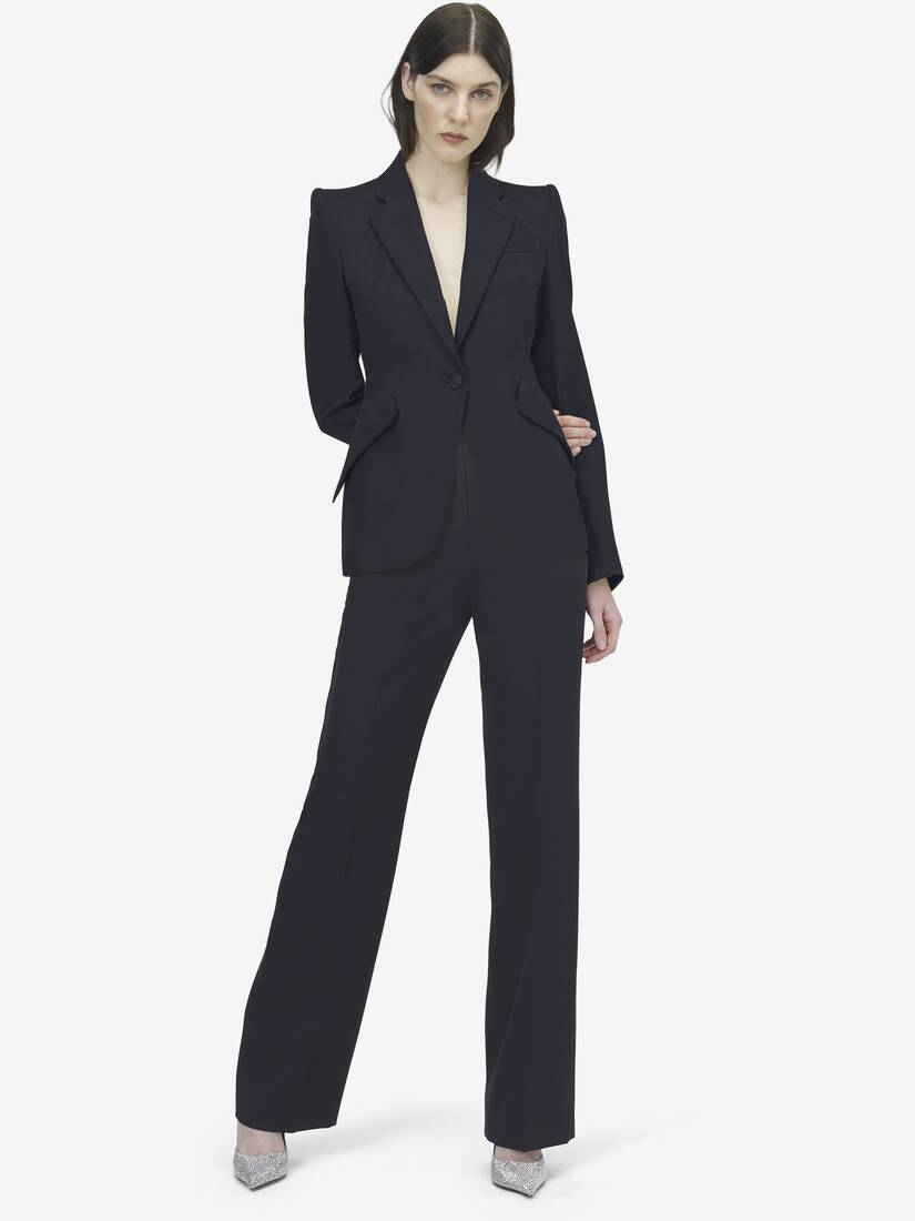 Wool Single-breasted Jacket | Alexander McQueen - image 2