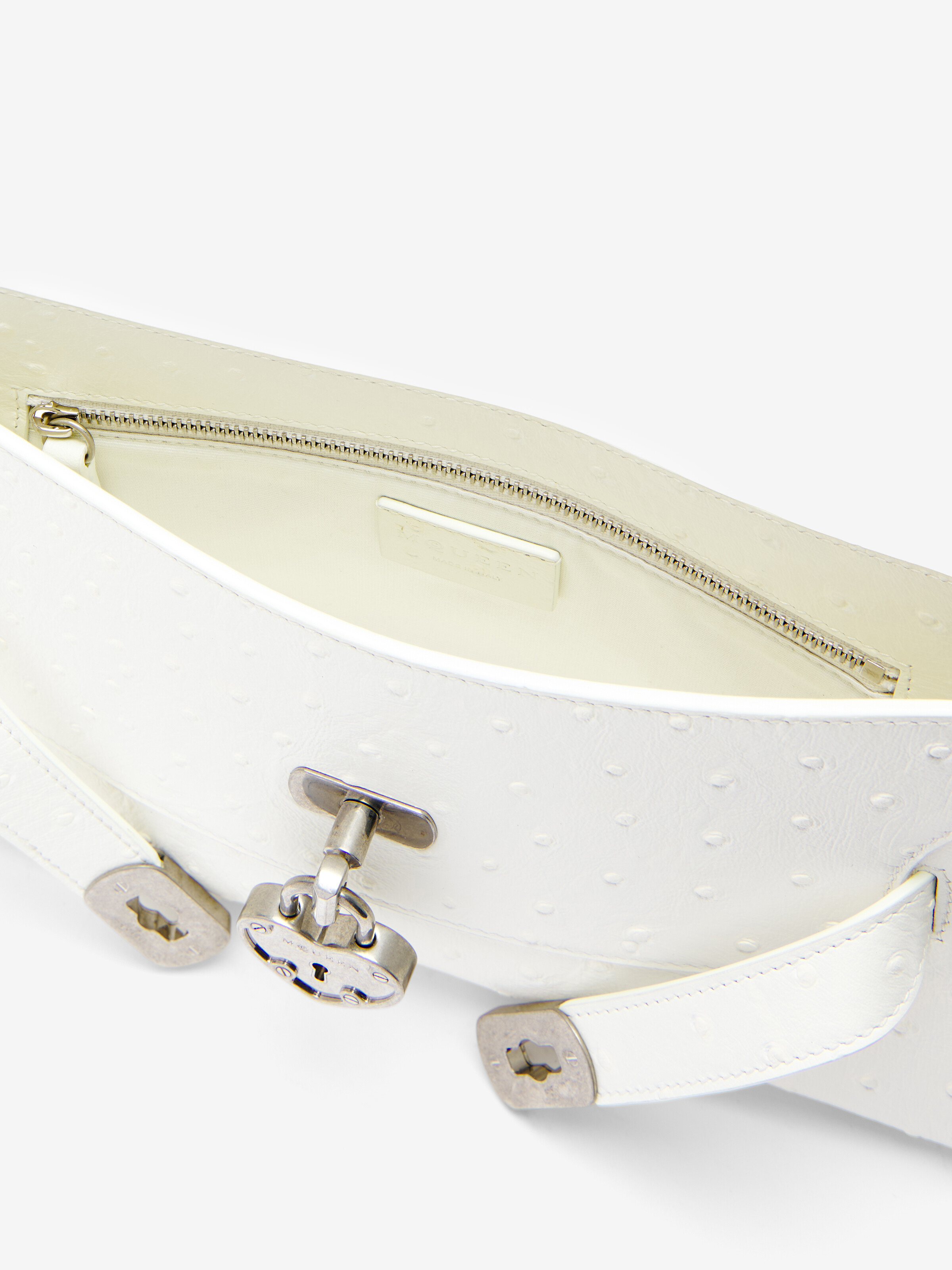 Women's Locke Shoulder Mini in White in Calf Leather | Alexander McQueen - image 5