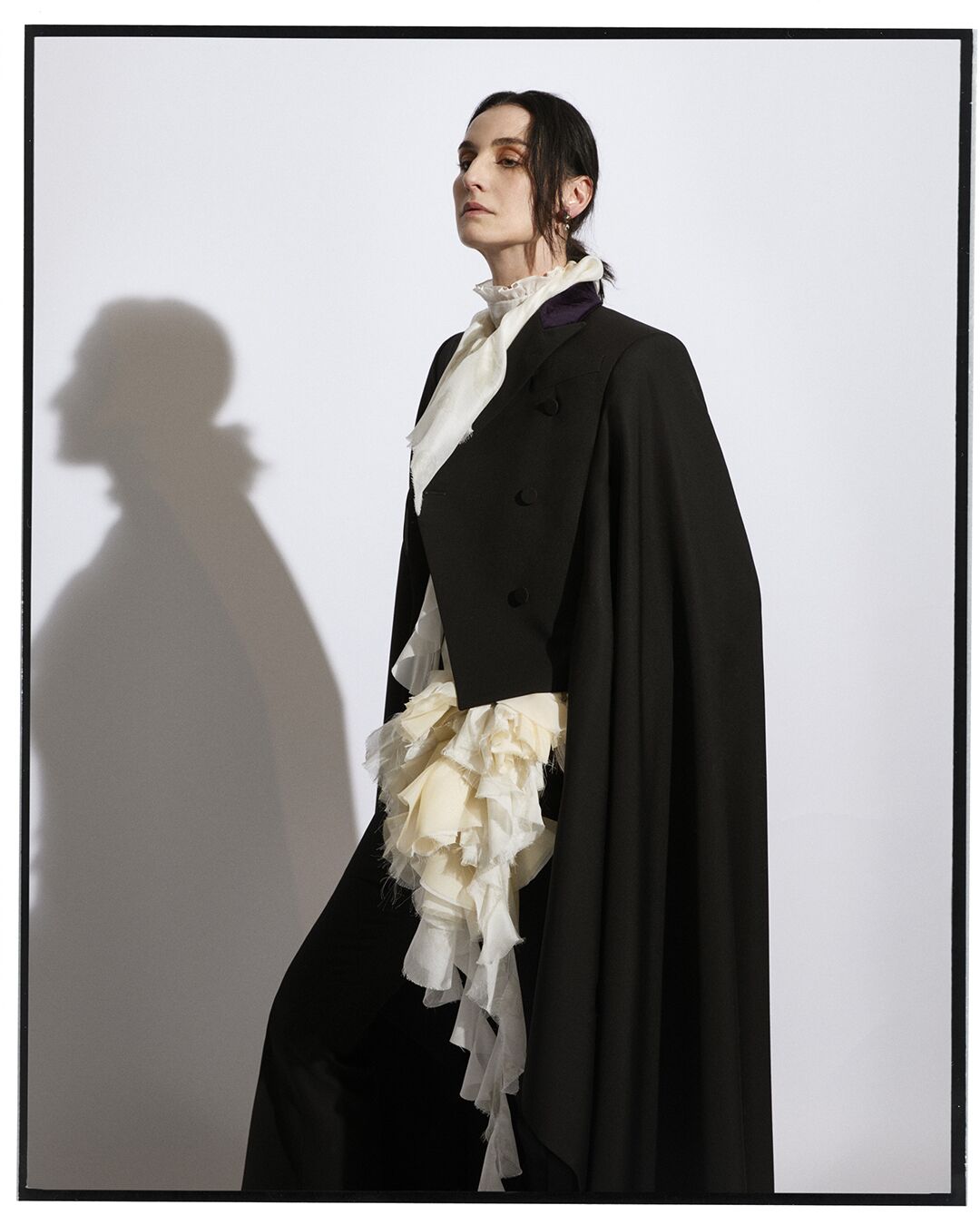 Model photographed by Suffo for McQueen Autumn Winter 2025