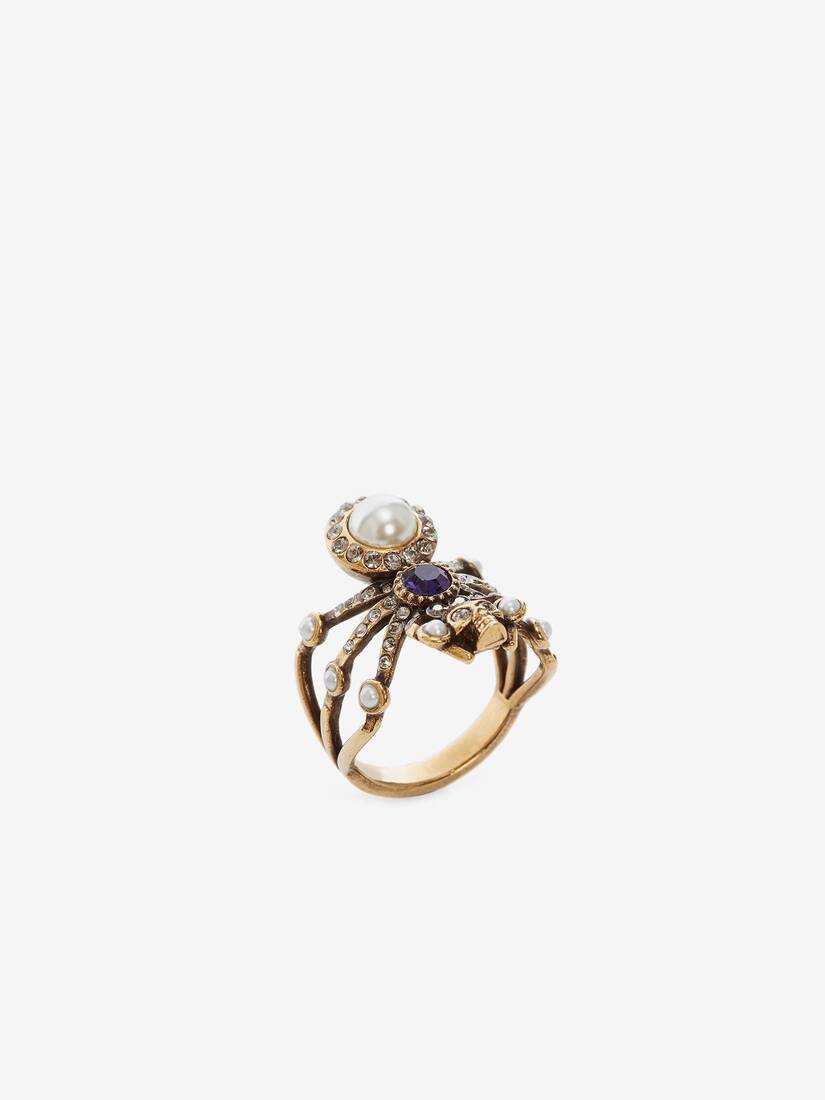스파이더 및 펄 링 | Alexander McQueen - image 2