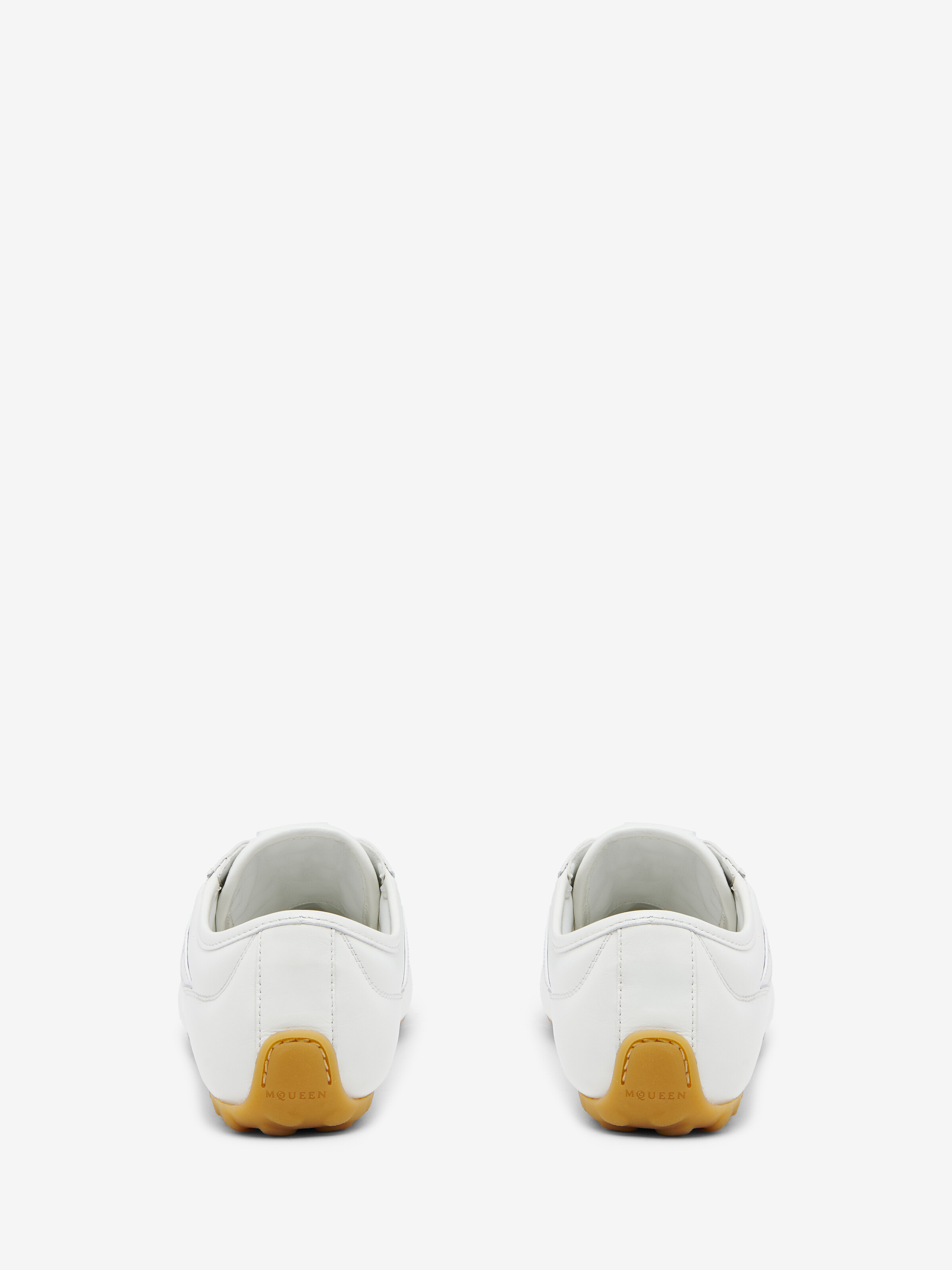 Women's Boxe Sneaker in Off White in Calf Leather | Alexander McQueen - image 4