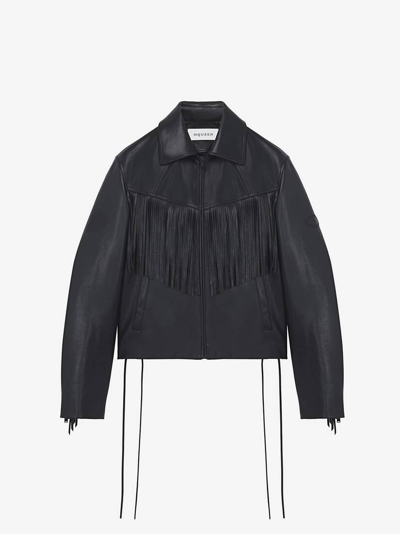 Fringe Leather Jacket | Alexander McQueen - image 1