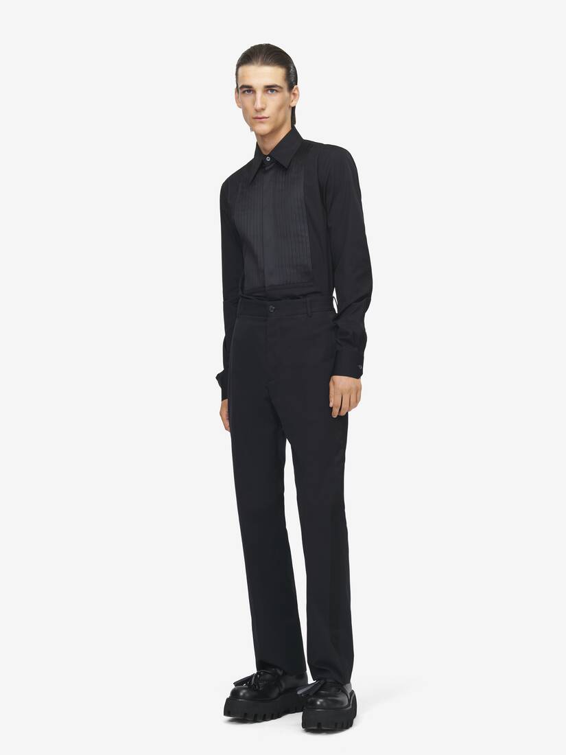 Straight Leg Tailored Trousers