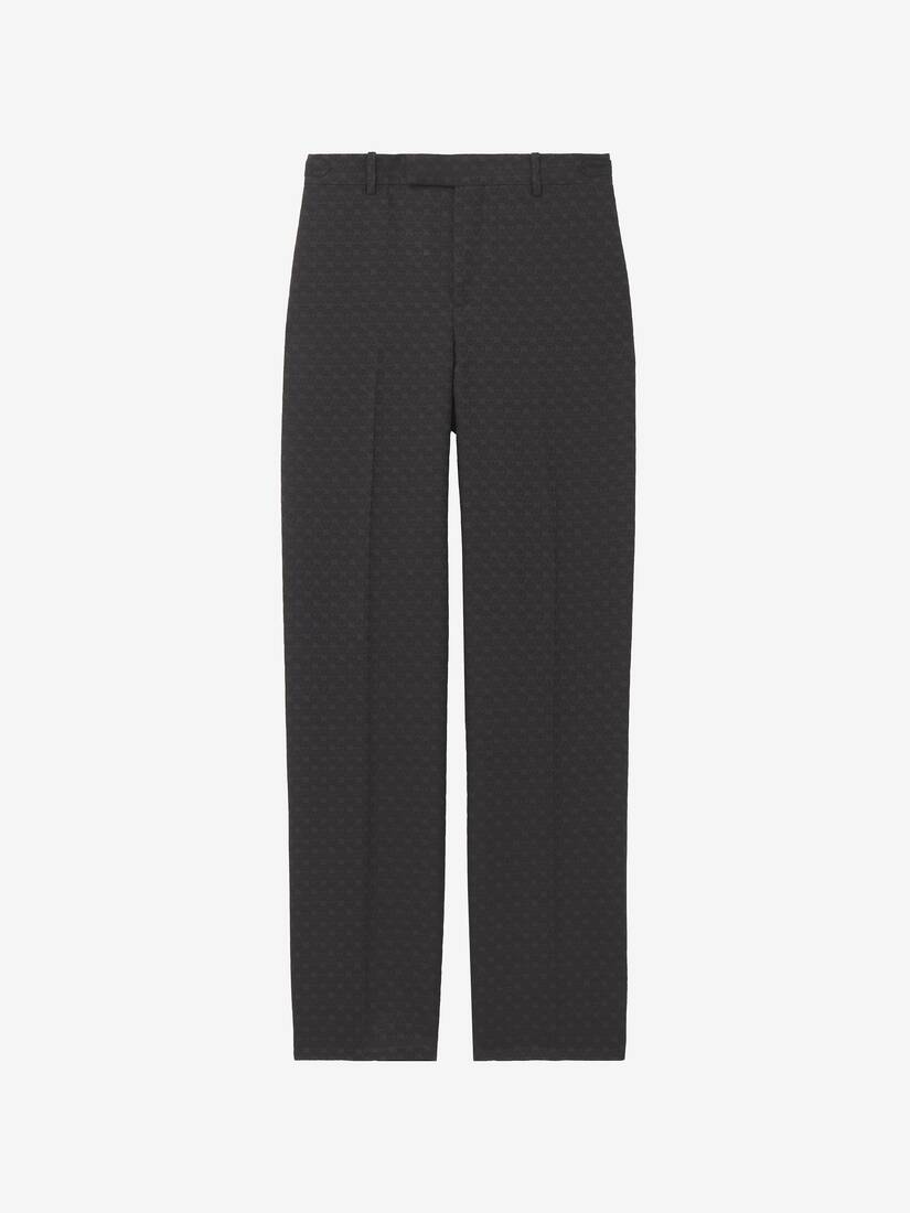 Skull Jacquard Tailored Trousers | Alexander McQueen - image 1
