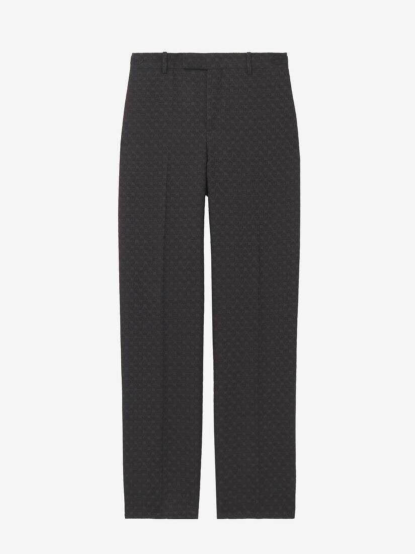 Skull Jacquard Tailored Trousers | Alexander McQueen - image 1