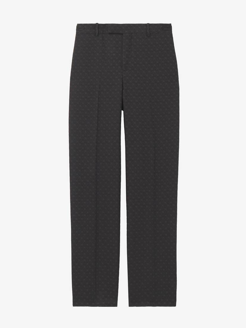 Skull Jacquard Tailored Trousers | Alexander McQueen - image 1