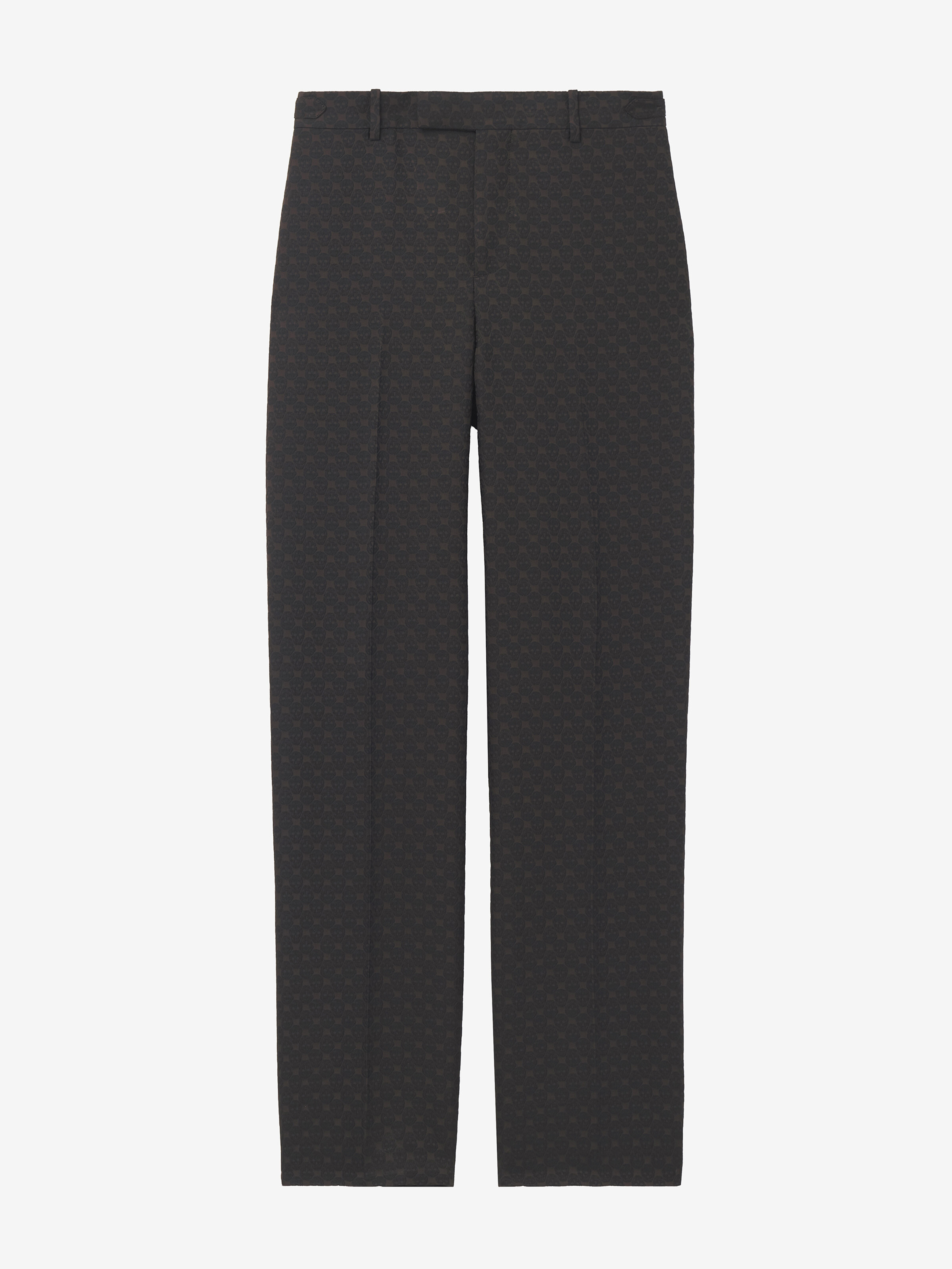 Skull Jacquard Tailored Trousers