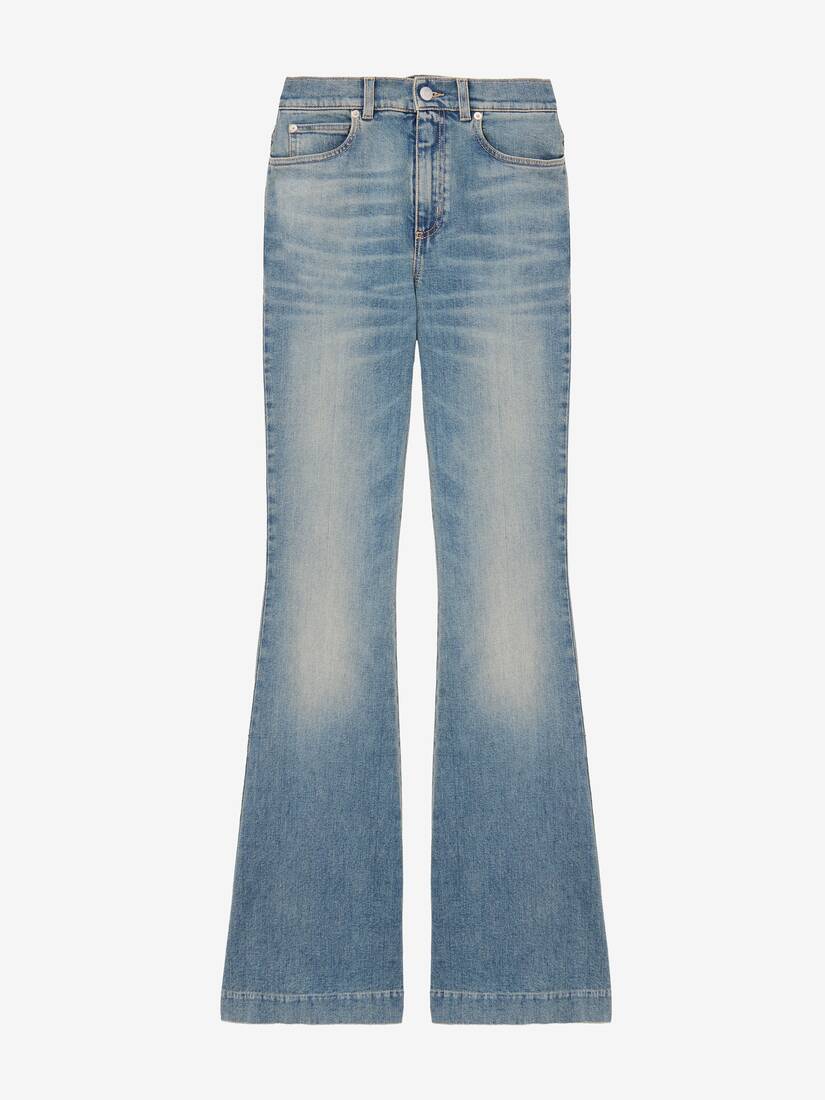 Narrow Bootcut Denim Trouser | Alexander McQueen - image 1