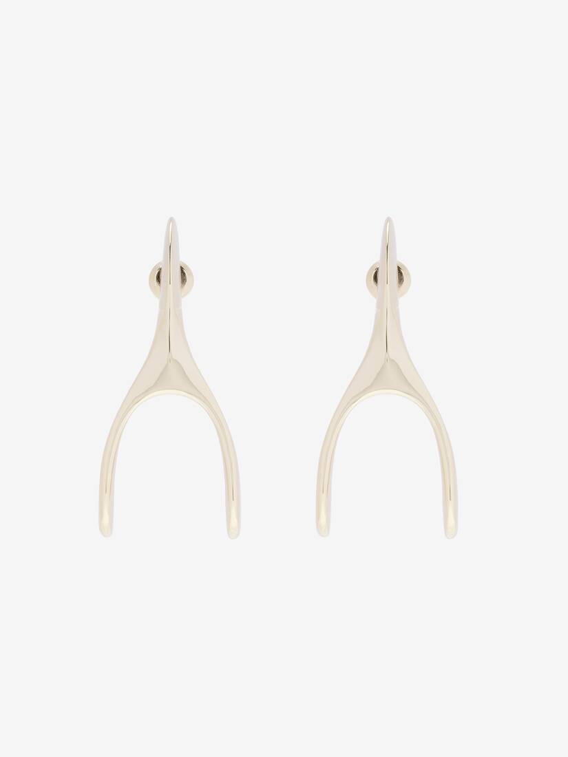 Wishbone Earrings | Alexander McQueen - image 4
