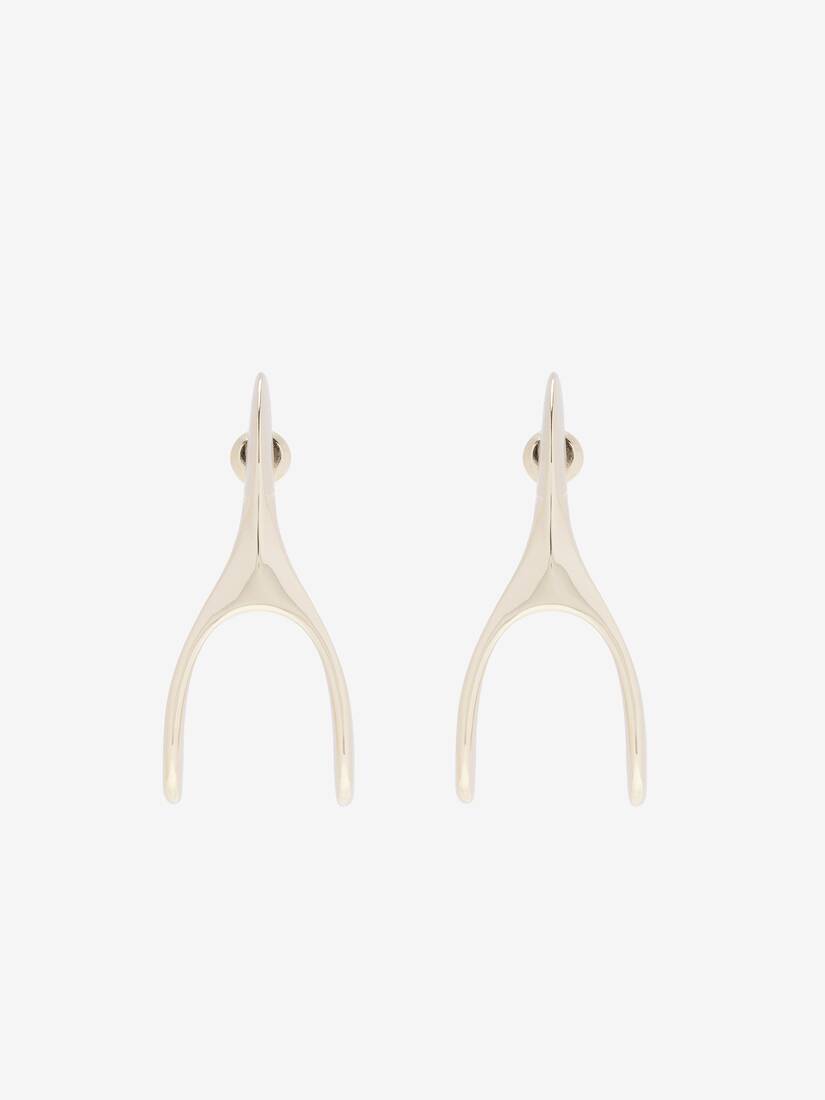 Wishbone Earrings | Alexander McQueen - image 4