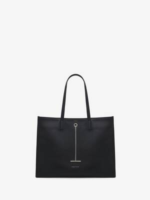 Alexander McQueen 黒 トートバッグ Alexander McQueen Black Nylon Graffiti Bundle Tote Bag