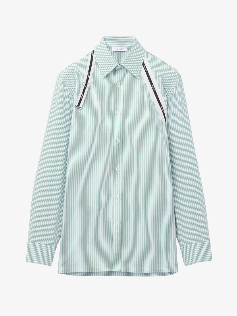 McQueen Logo Harness Shirt | Alexander McQueen - image 1