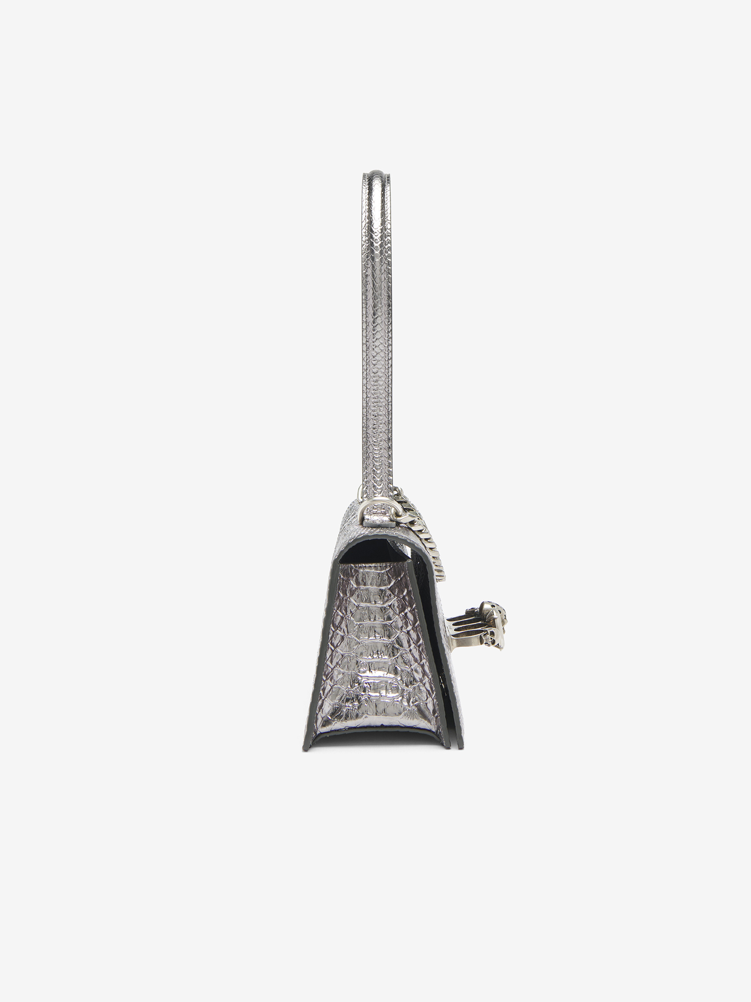 Sac Jewelled pour Femme en Argenté in Cuir de veau | Alexander McQueen - image 2