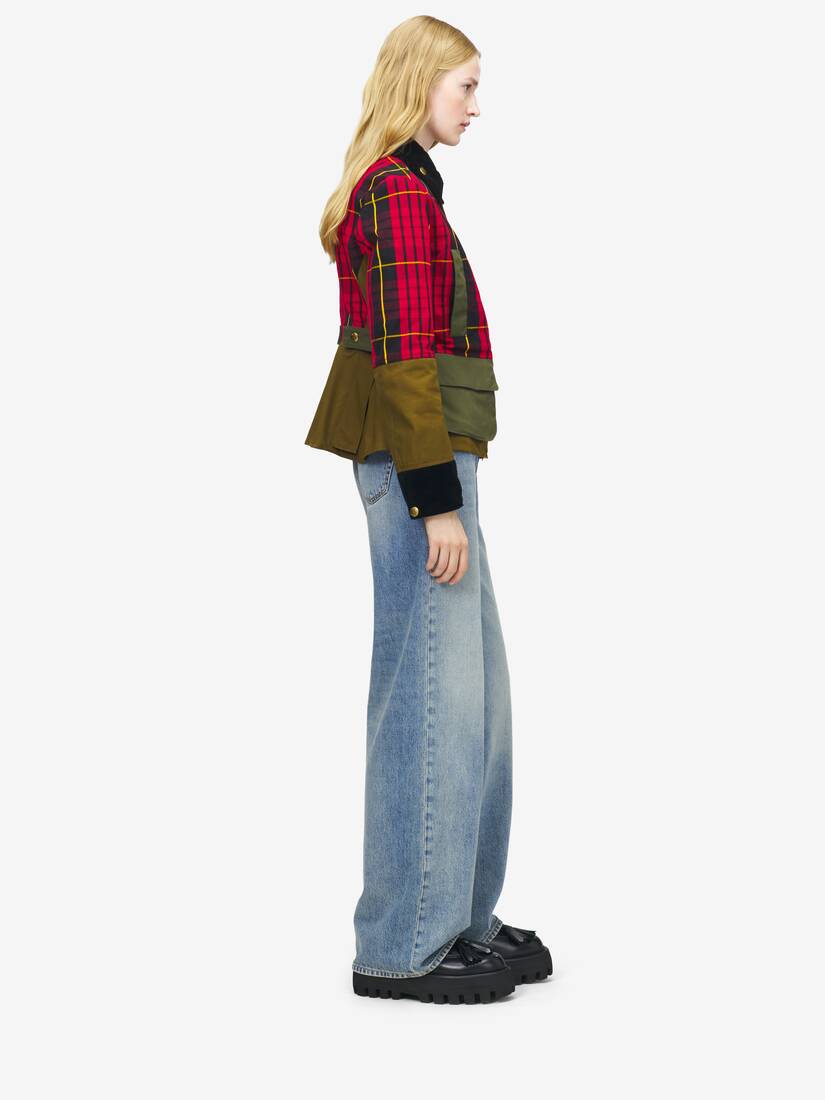 Veste ripstop en tartan | Alexander McQueen - image 3