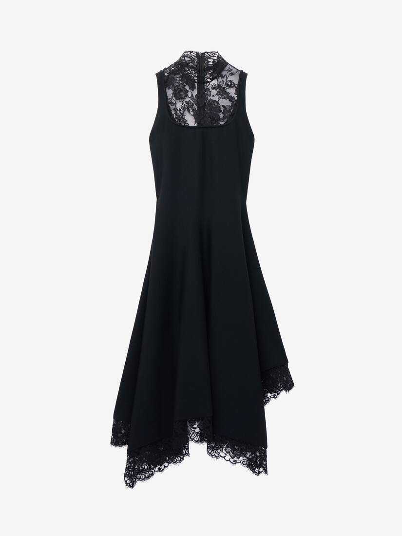 Heritage Lace Sleeveless Dress | Alexander McQueen - image 1