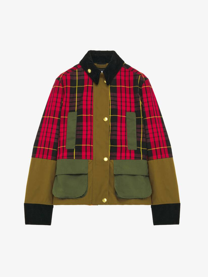 Veste ripstop en tartan | Alexander McQueen - image 1