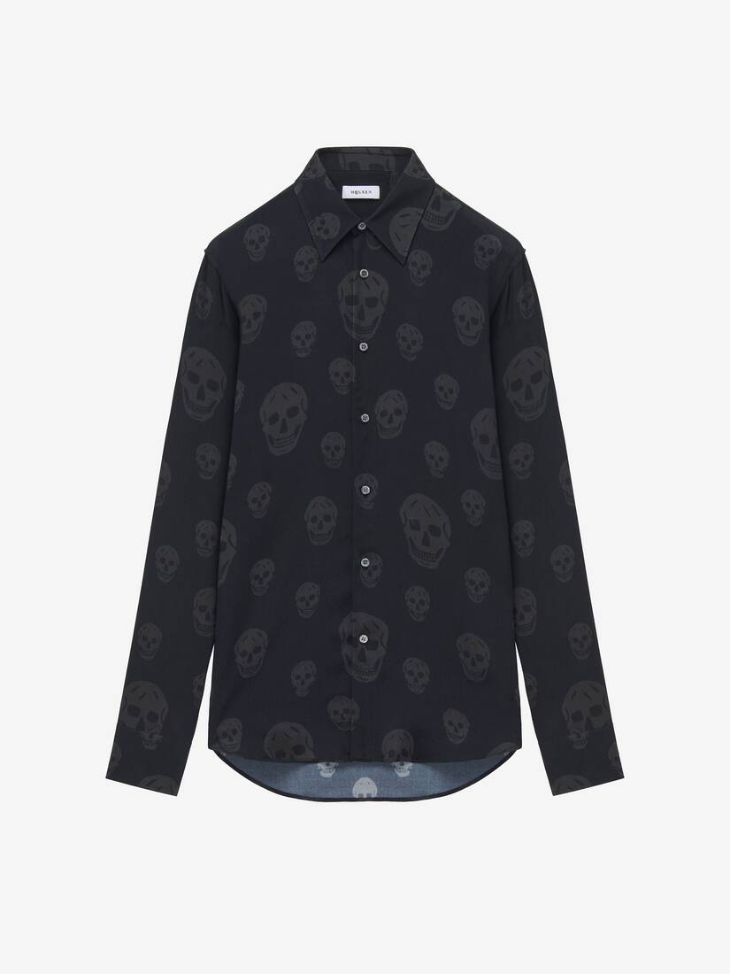 스컬 프린트 셔츠 | Alexander McQueen - image 2