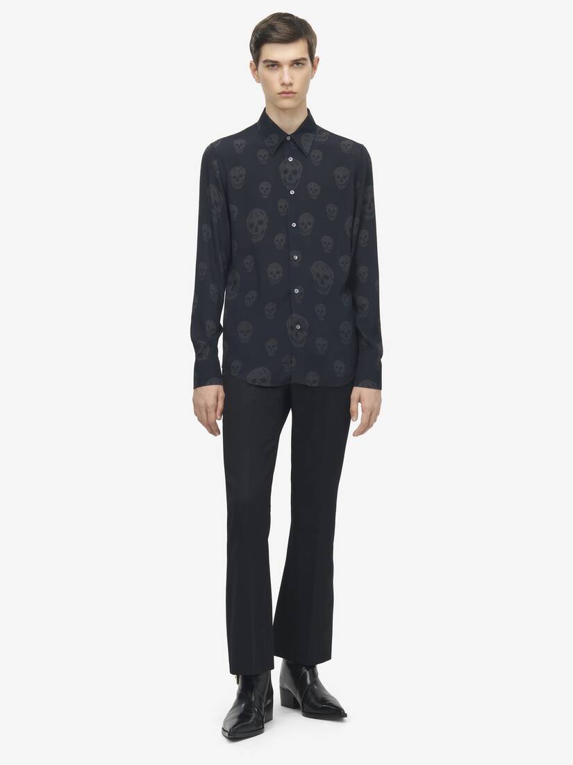 Skull印花衬衫 | Alexander McQueen - image 2