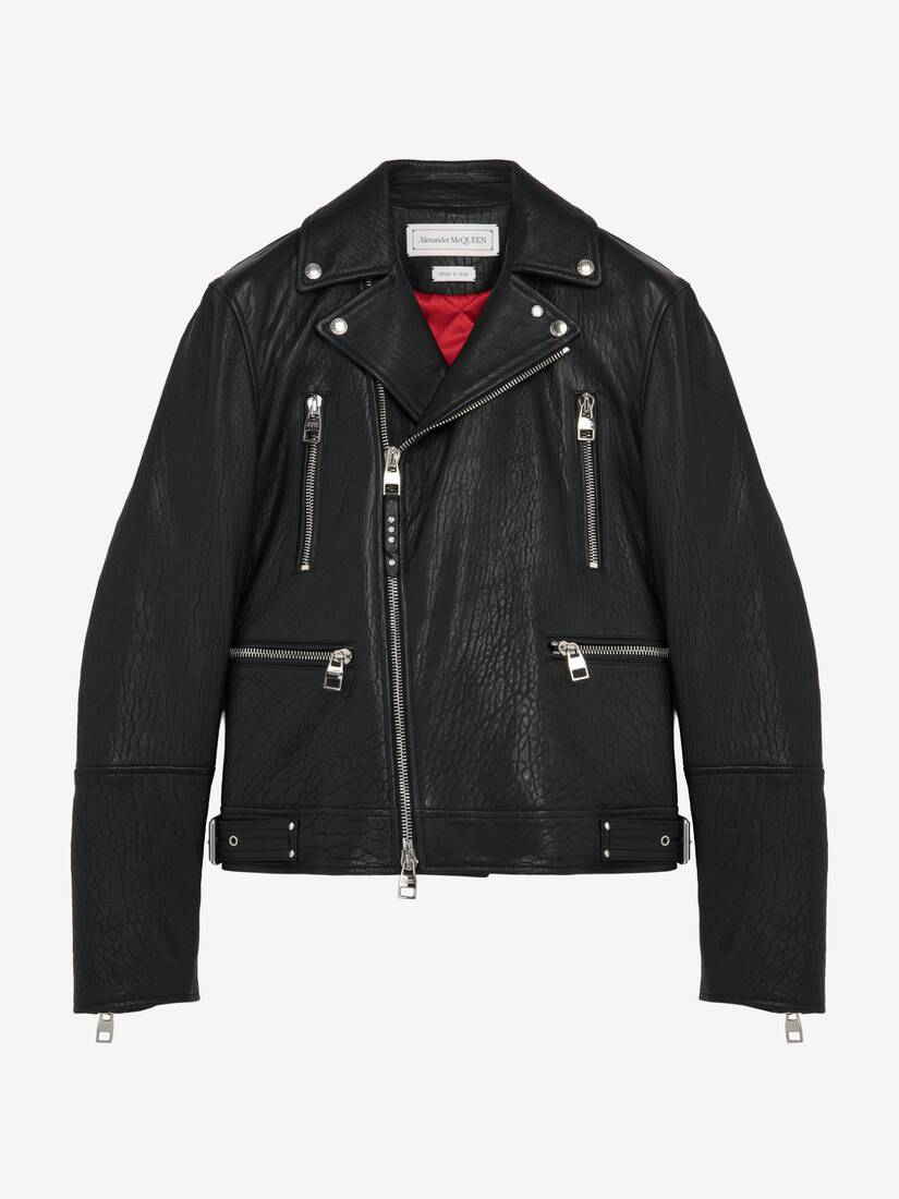 Veste Biker Mc Queen en cuir | Alexander McQueen - image 1