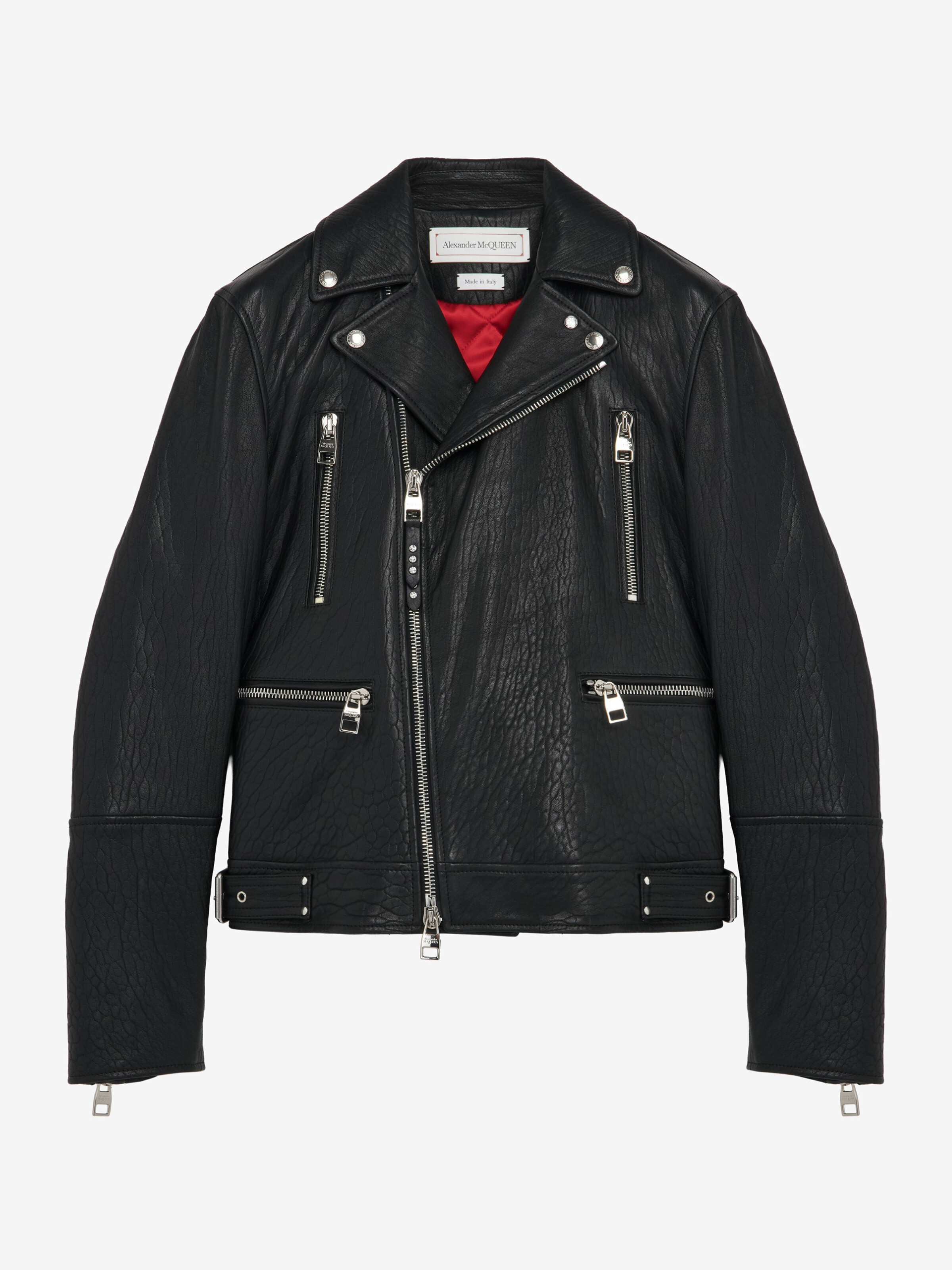 McQueen Classic Leather Biker Jacket