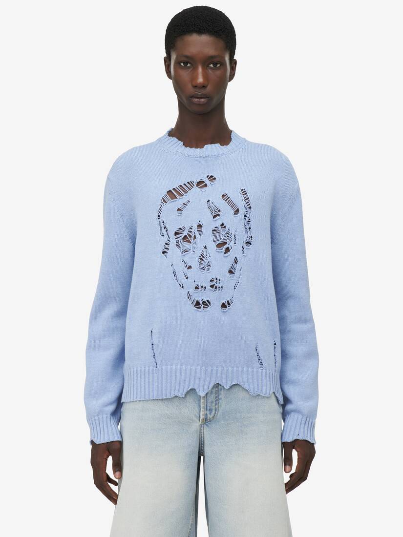 Distressed Skull Jumper | Alexander McQueen - image 6