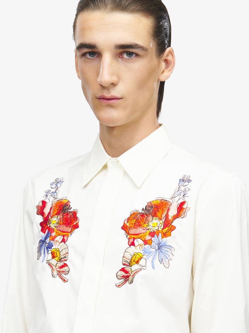 Chemise à broderie Meadow Floral | Alexander McQueen - image 5
