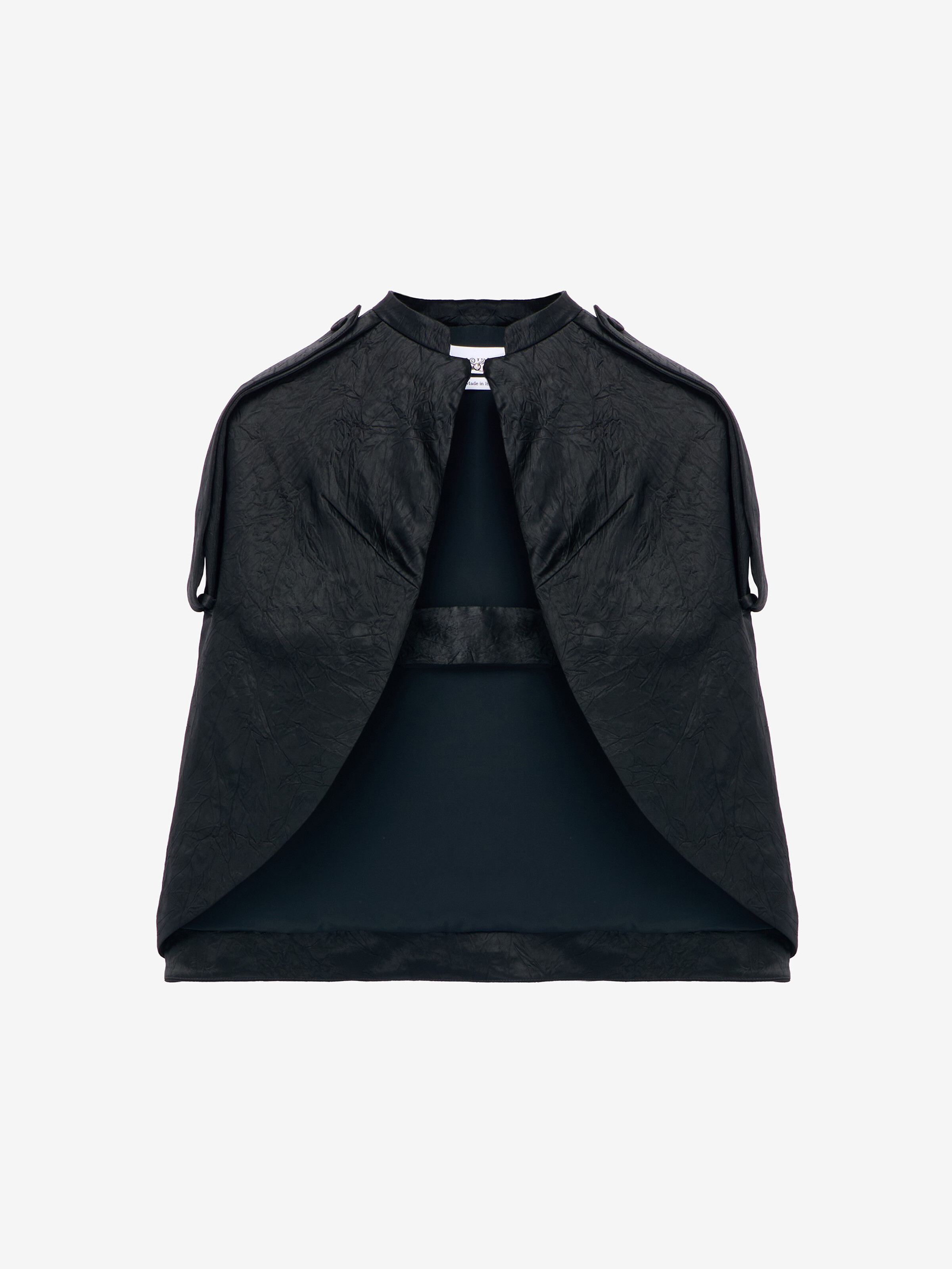 Crushed Satin Cape