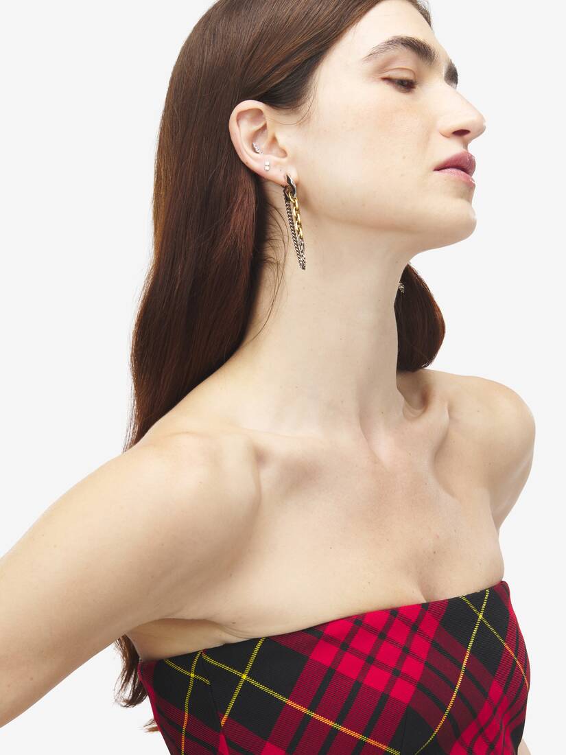 Dual Chain Earrings | Alexander McQueen - image 2