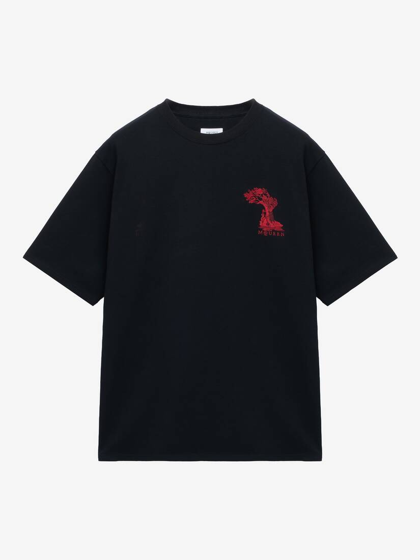 Tree Of Life' Print T-Shirt | Alexander McQueen - image 1