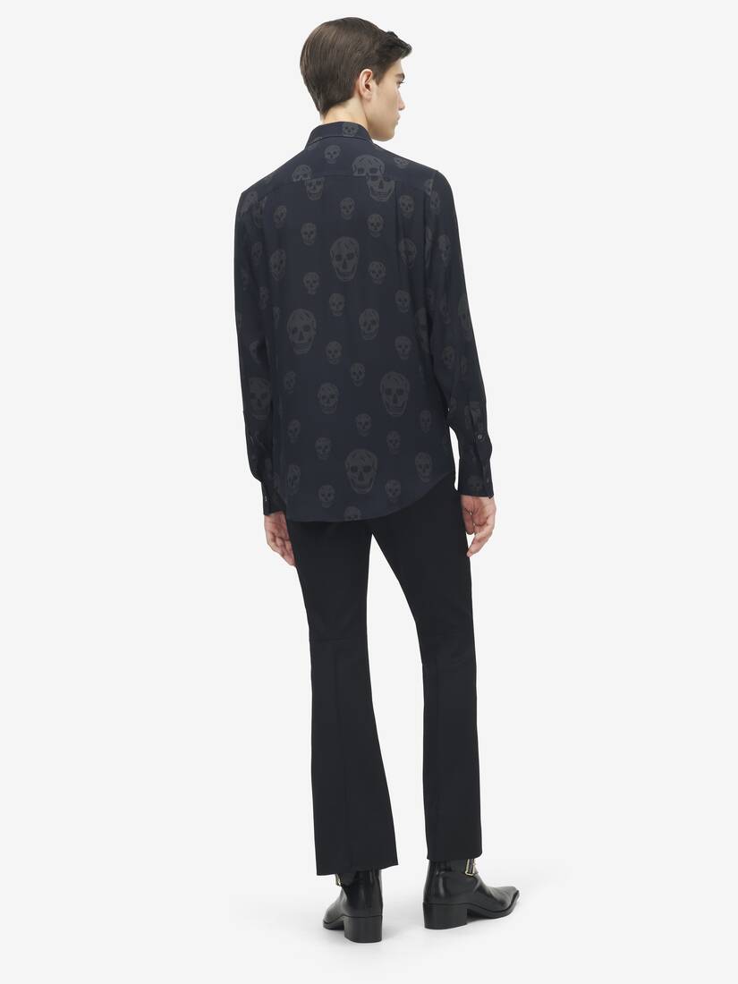 Skull Print Shirt | Alexander McQueen - image 4