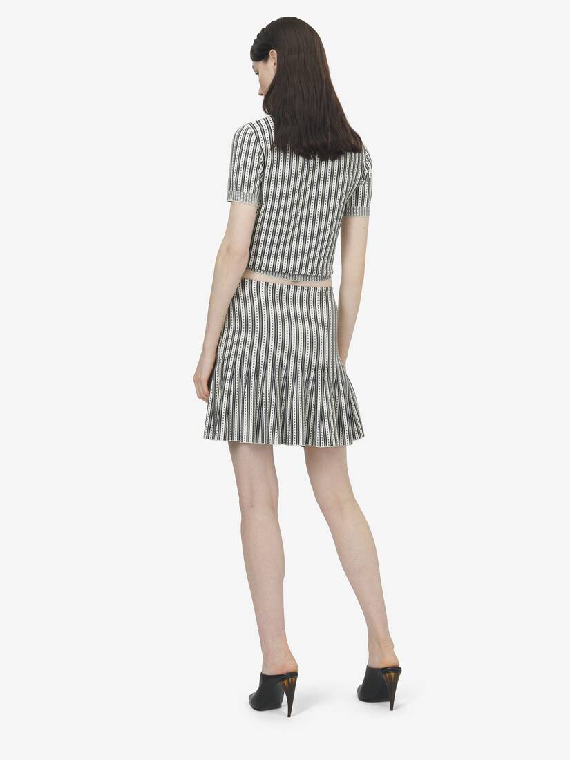 Striped Knit Mini Skirt | Alexander McQueen - image 4