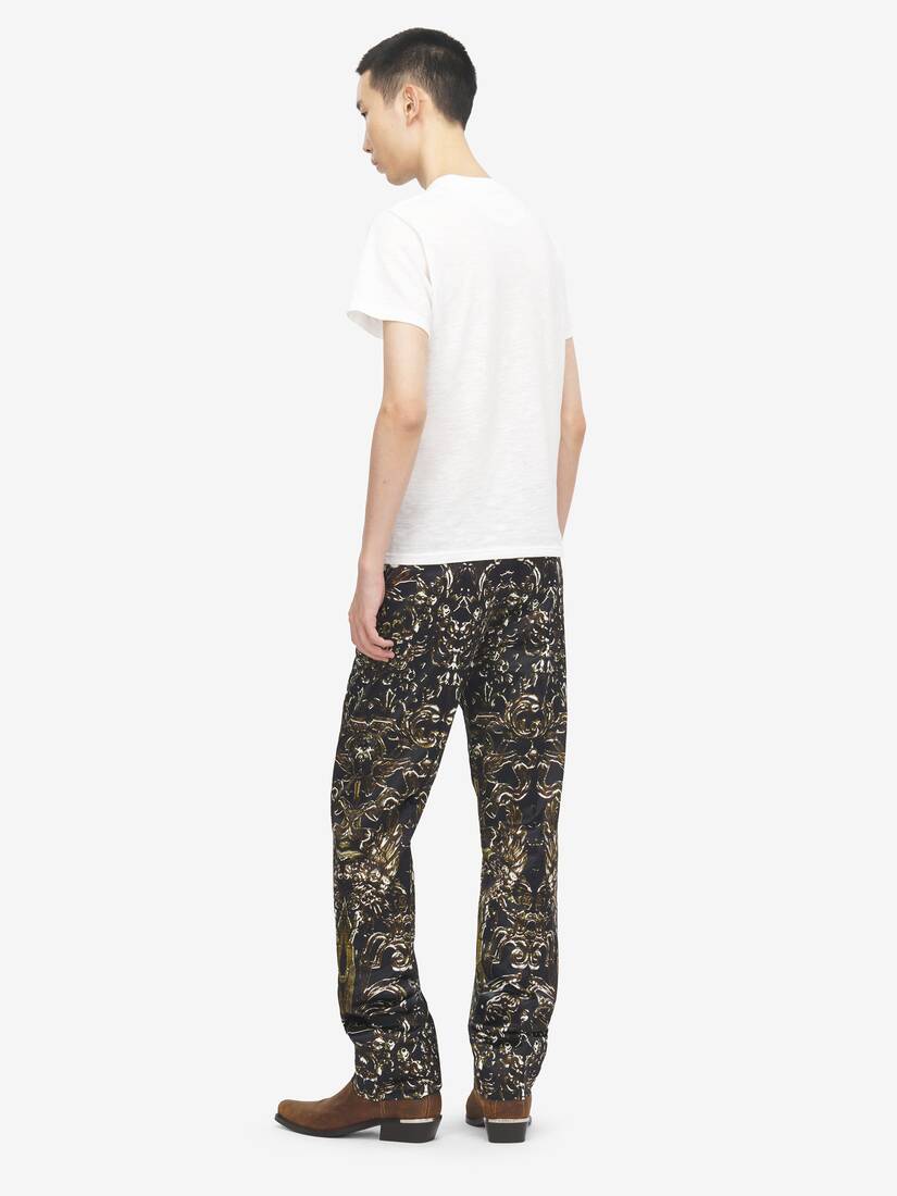 ツリー リブケージ プリント Tシャツ | Alexander McQueen - image 4