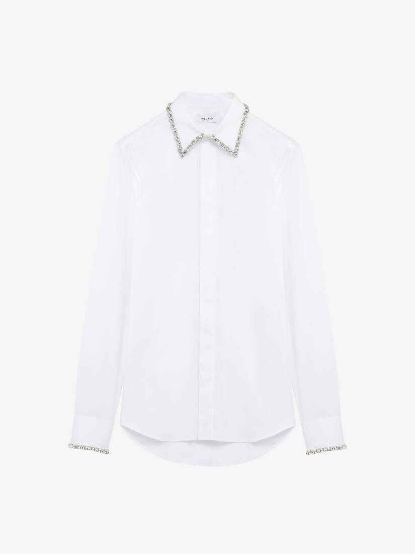 Chemise à Broderie Cristaux