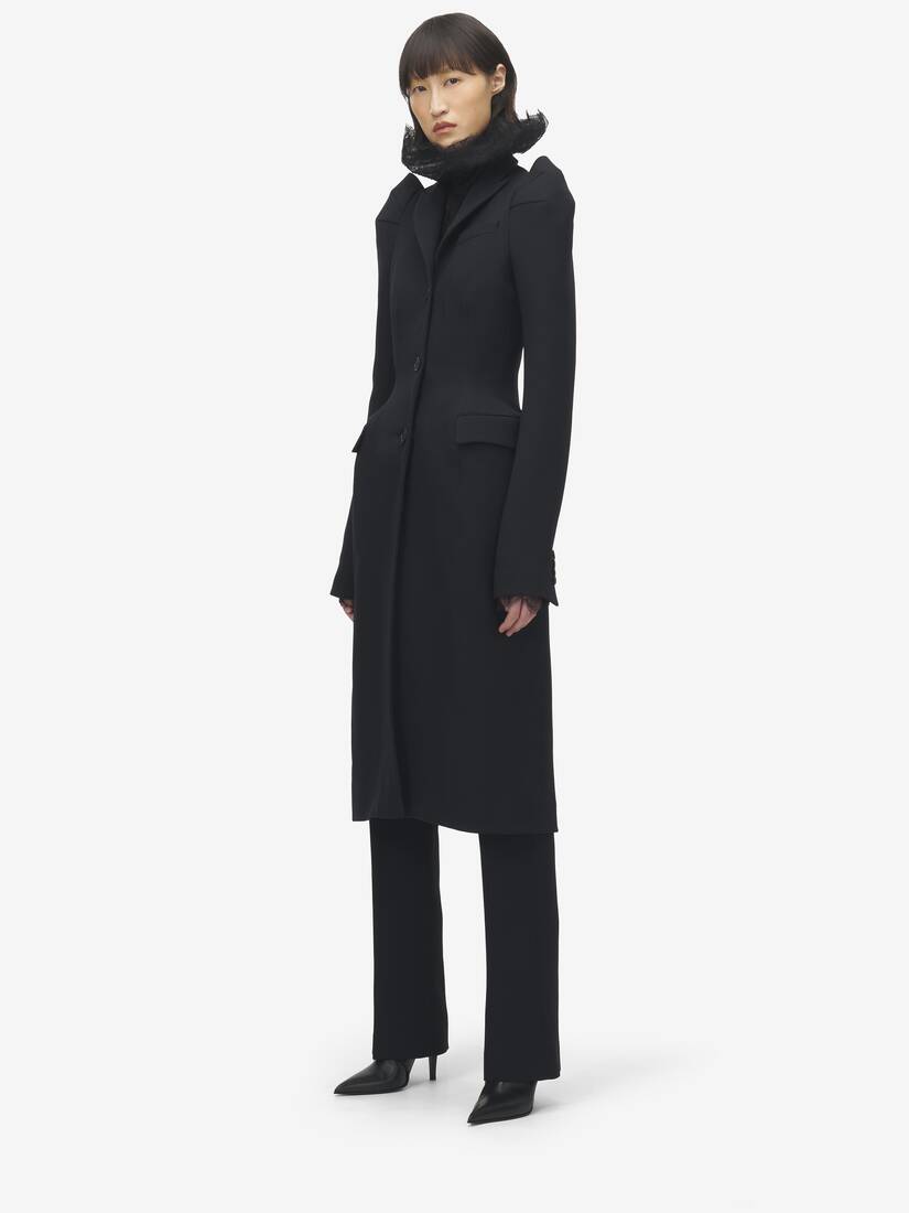 Pinched Shoulder Coat