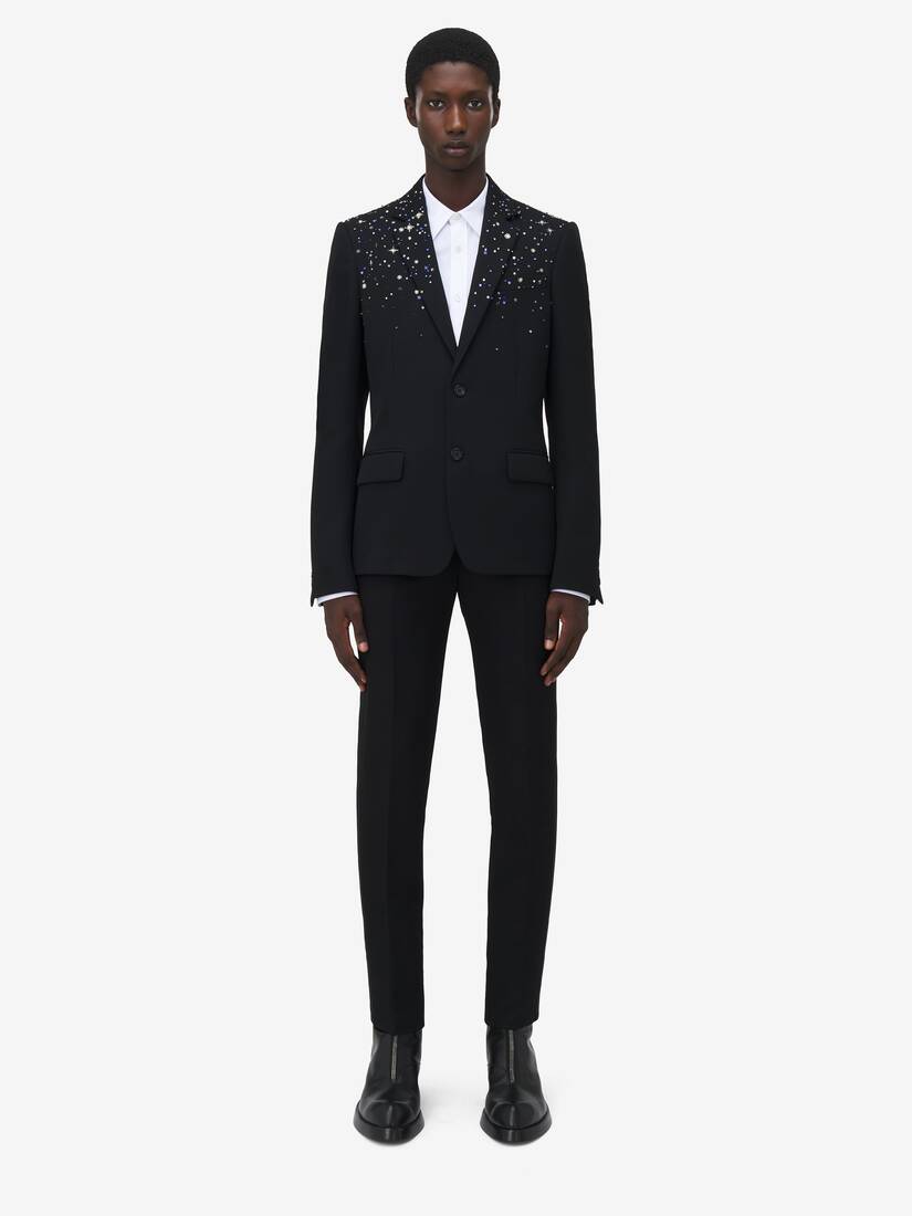 Constellation Embroidered Single-breasted Jacket | Alexander McQueen - image 2