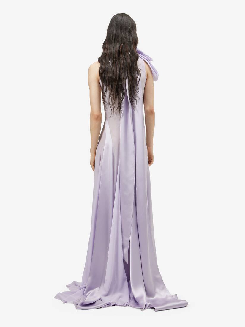 Shoulder Bow Evening Dress | Alexander McQueen - image 4