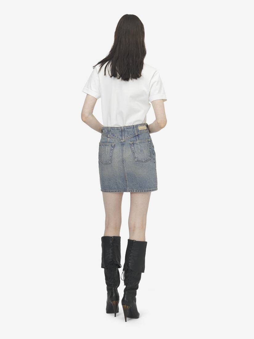 임브로이더드 로고 패치 티셔츠 | Alexander McQueen - image 4