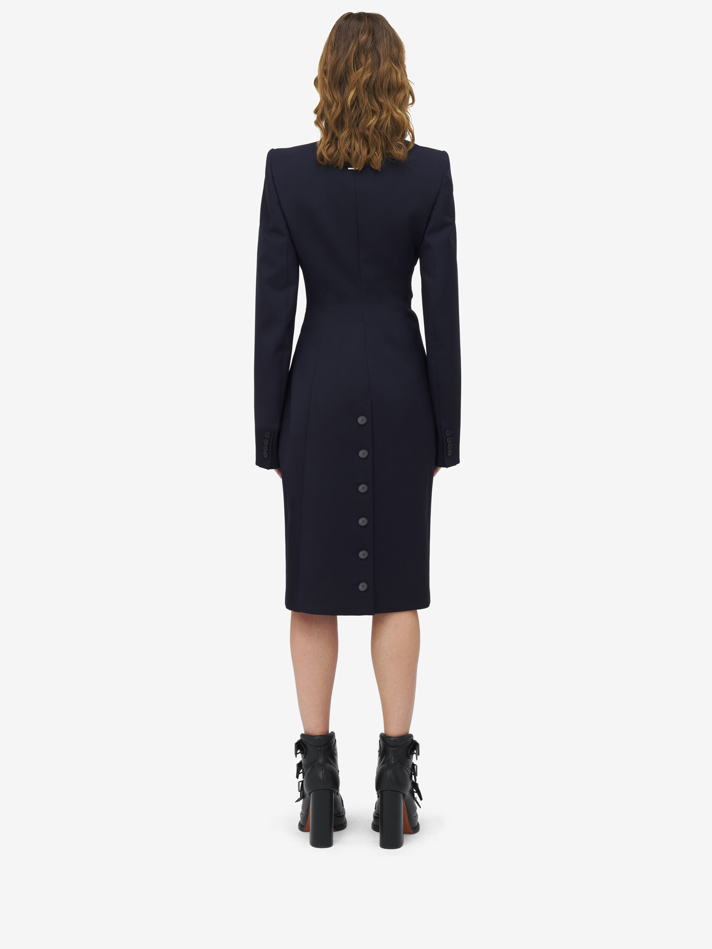 Cappotto con revers effetto ritorto