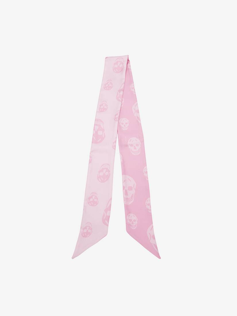 Ribbon Skull Scarf | Alexander McQueen - image 1