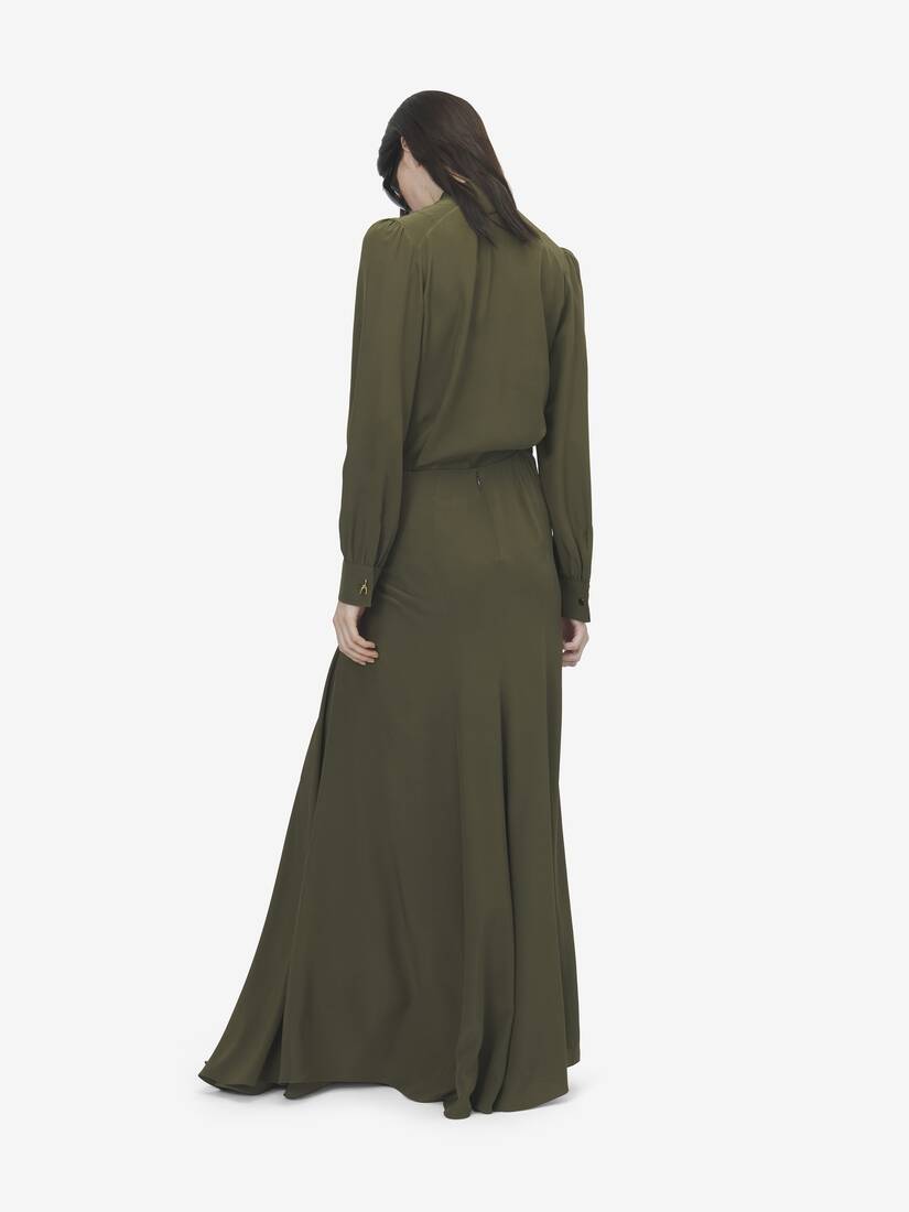 Asymmetric Waist Maxi Skirt | Alexander McQueen - image 4