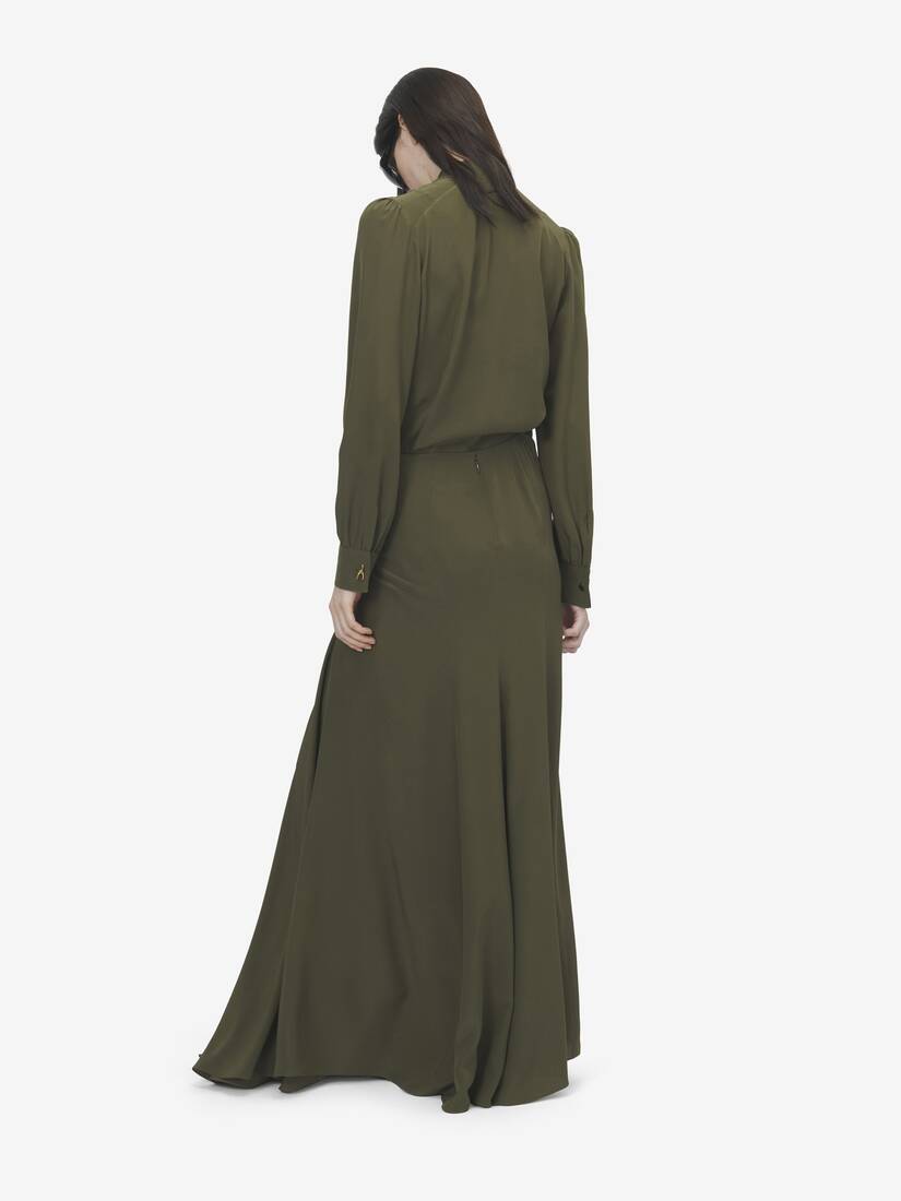Asymmetric Waist Maxi Skirt | Alexander McQueen - image 4