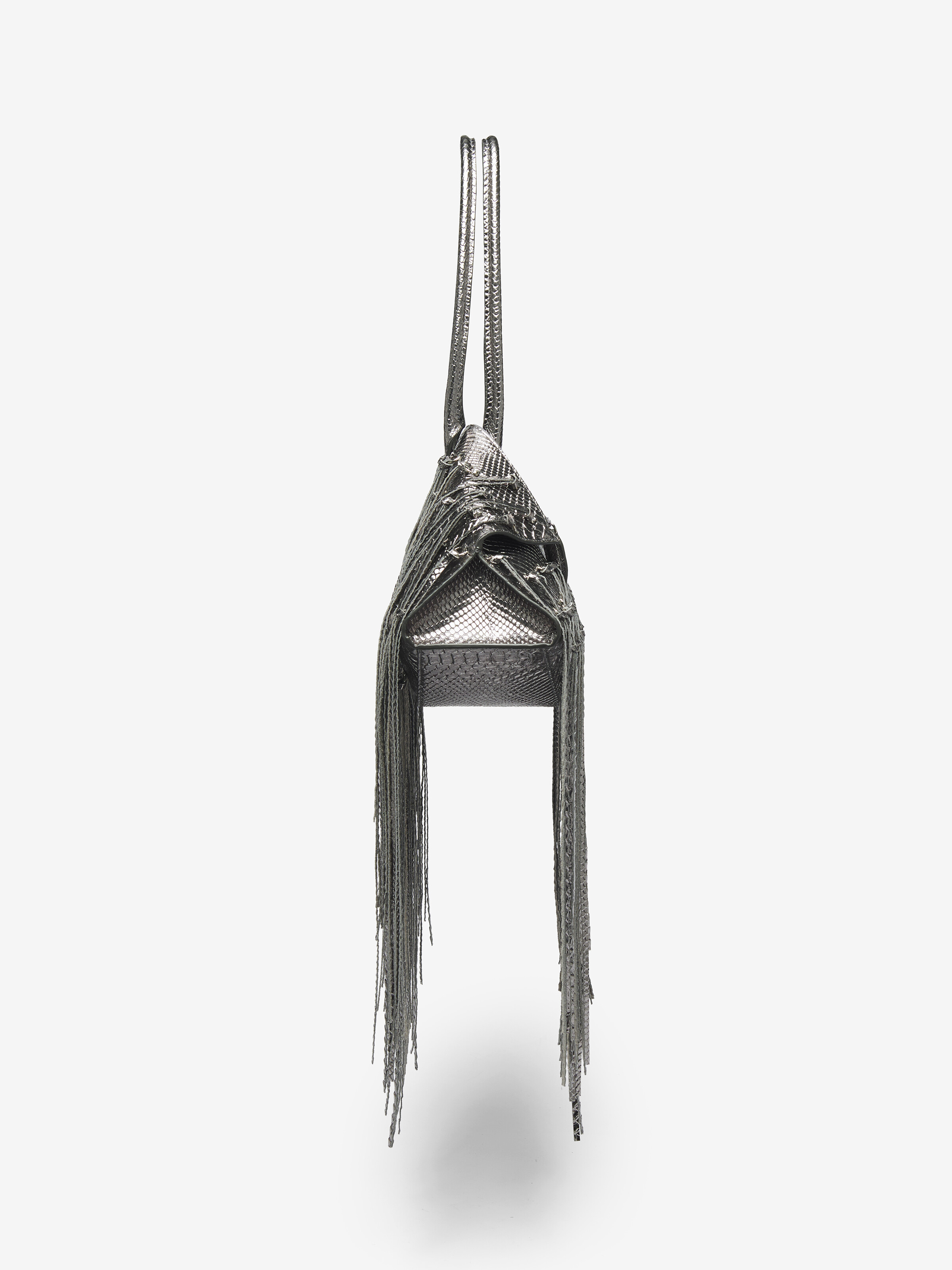 Women's Manta Bag in Silver in Calf Leather | Alexander McQueen - image 3