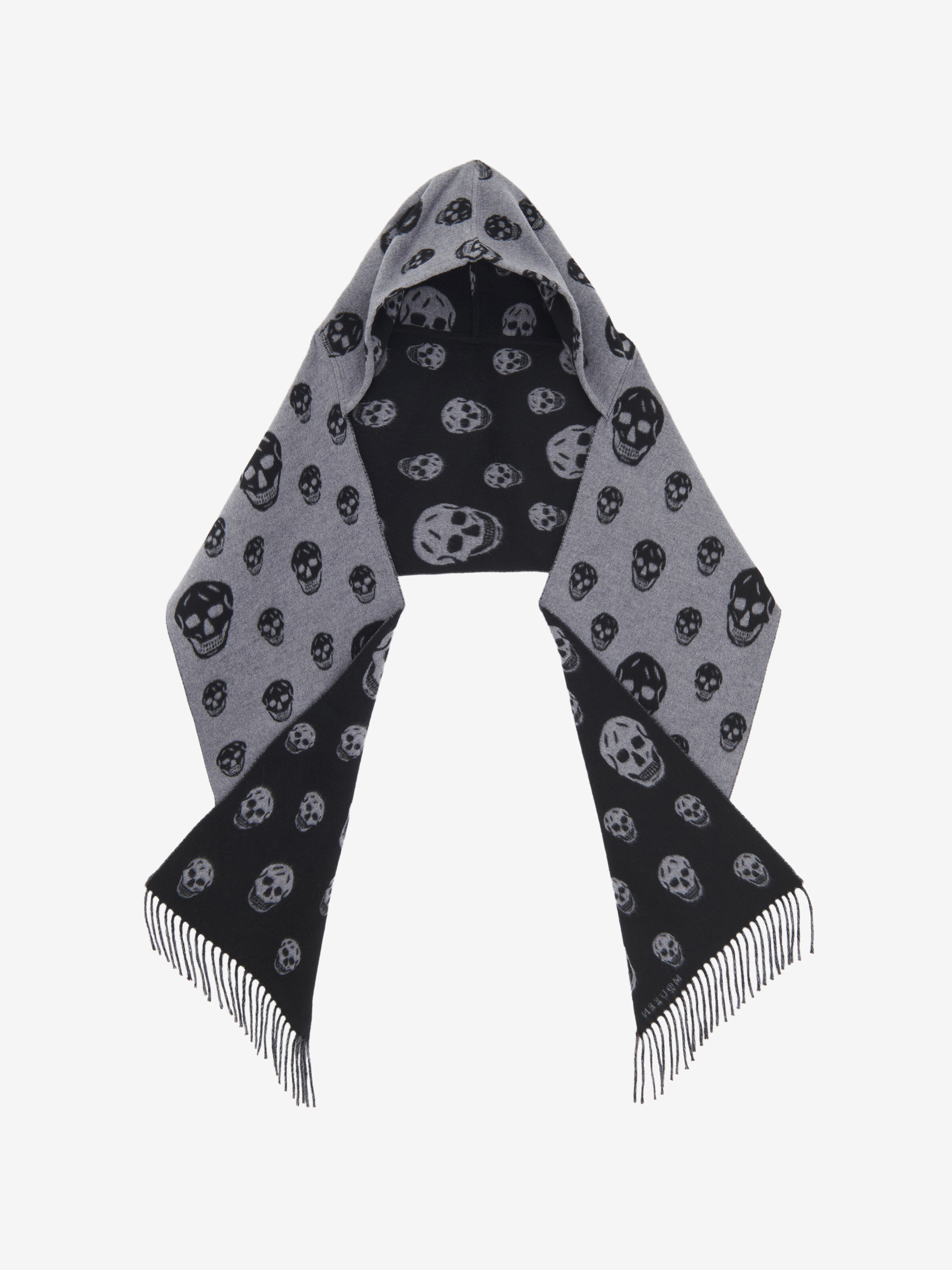 Reversible Hood Skull Scarf