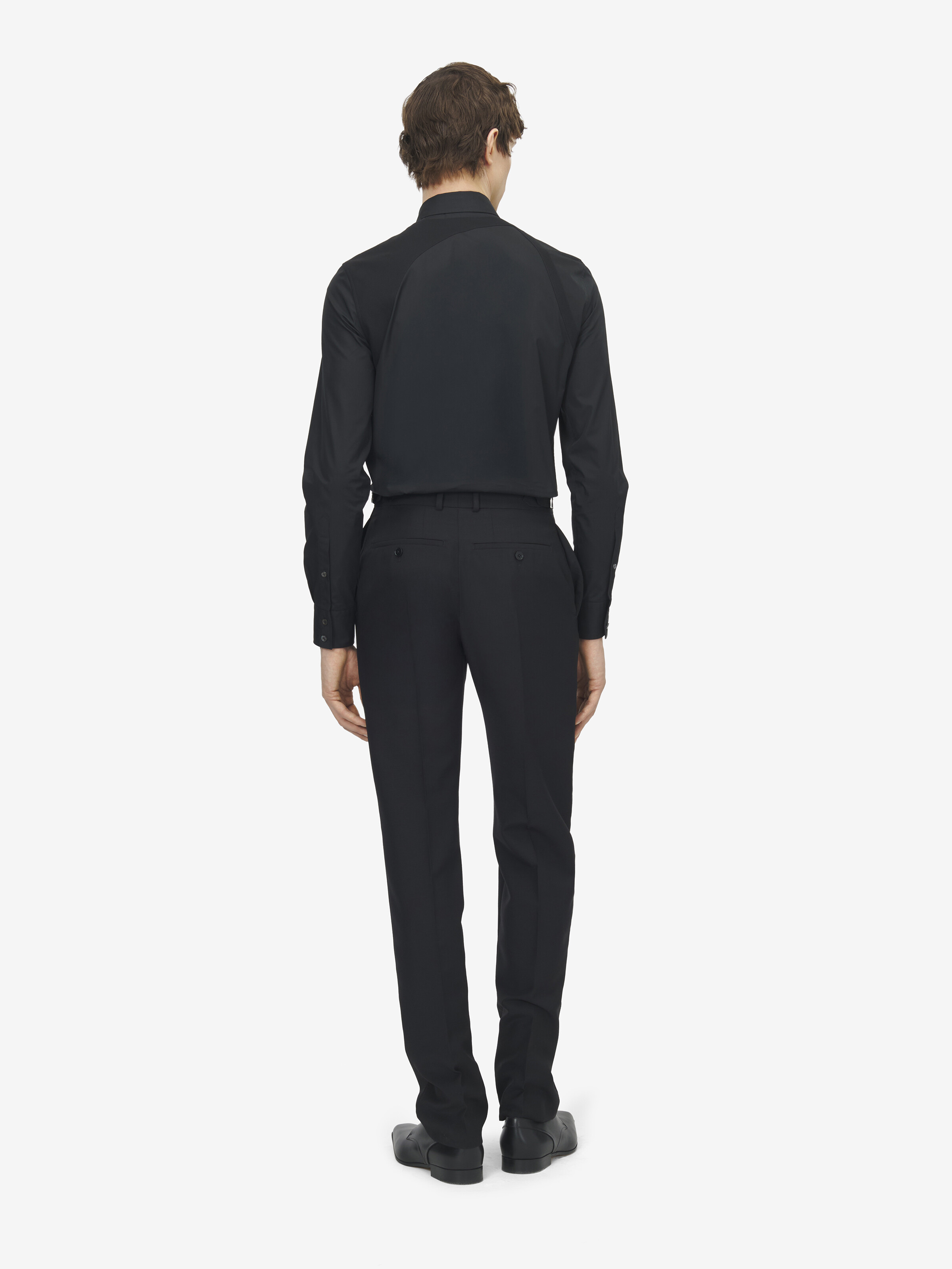 Men's Harness Shirt in Black in 100% Cotton | Alexander McQueen - image 5