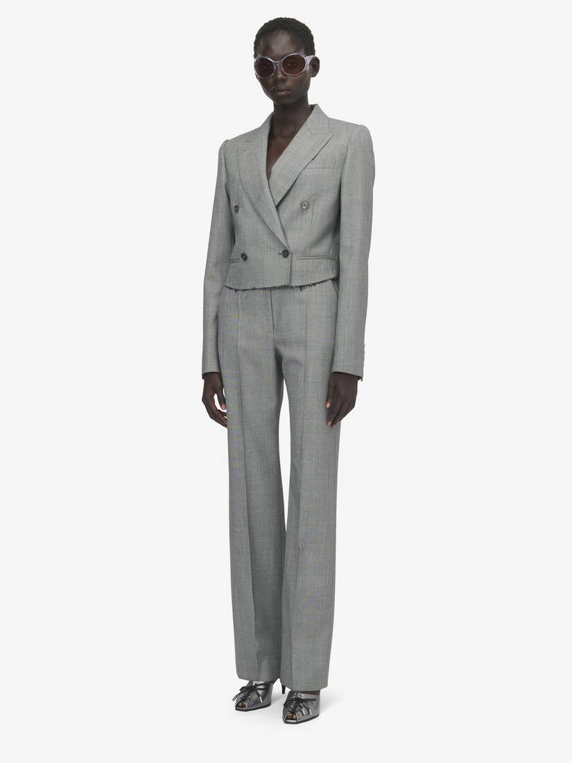 Cropped Double-breasted Jacket | Alexander McQueen - image 2